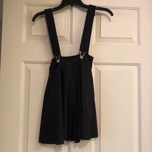 Blackmilk Black pinafore skirt